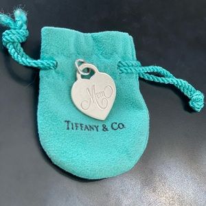 Authentic Tiffany & Co Mom heart charm